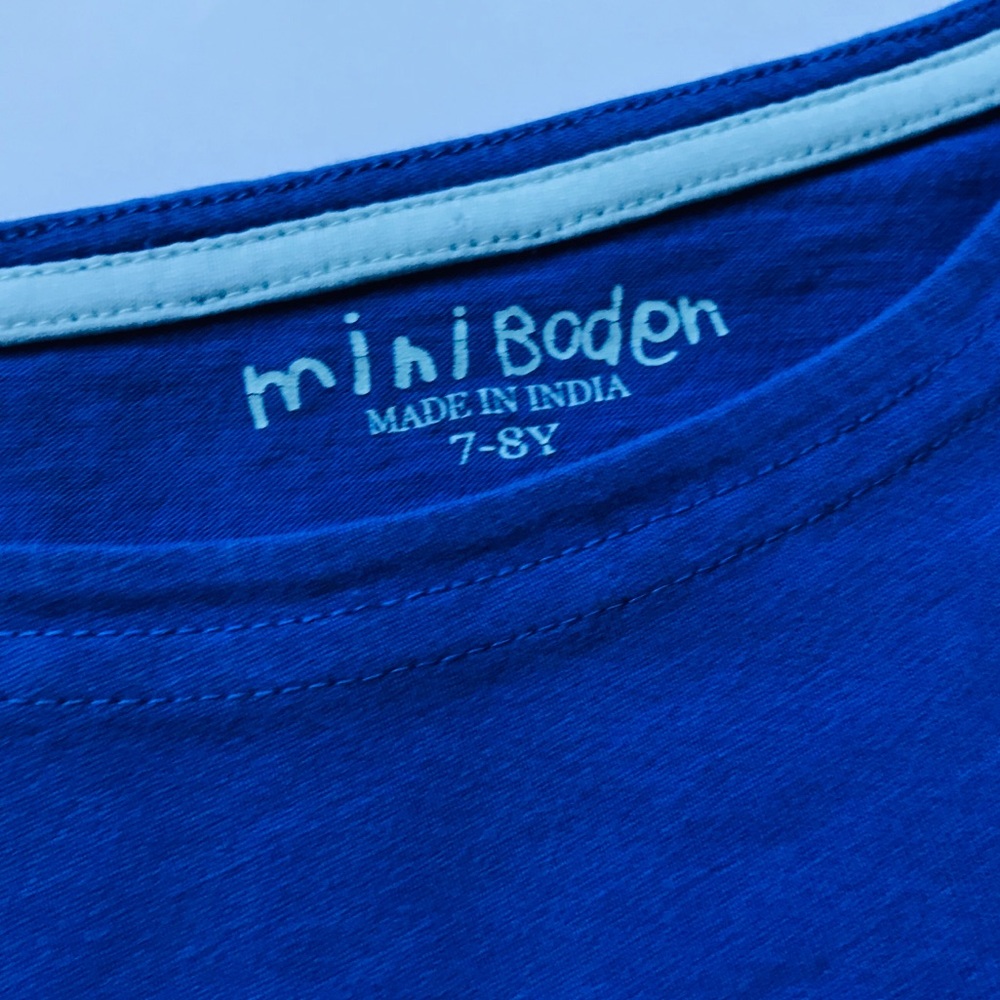 Mini Boden Ruffled Layered Tank Top Size 7 - 8 - Picture 4 of 5
